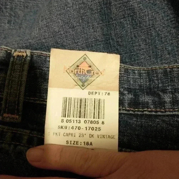 NWT North Crest vintage Jean capris size 18A - Picture 3 of 6
